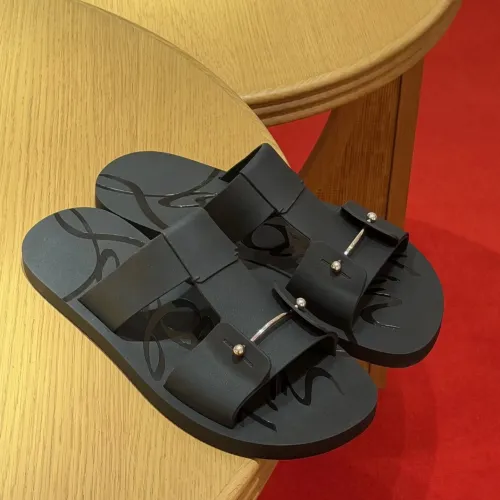 Cheap Christian Louboutin CL Slippers For Men #1434019, $$60.00 USD On Christian Louboutin CL Slippers