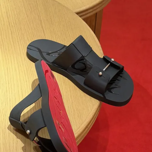 Replica Christian Louboutin CL Slippers For Men #1434019 $60.00 USD for Wholesale
