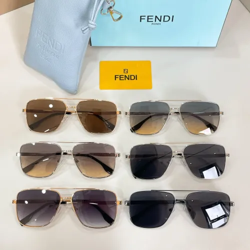 Replica Fendi AAA Quality Sunglasses #1434020 $64.00 USD for Wholesale