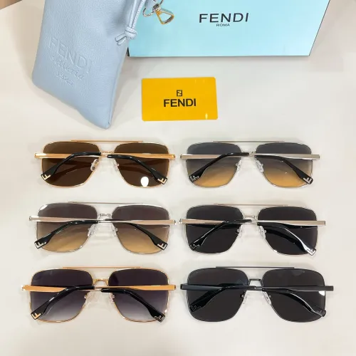 Replica Fendi AAA Quality Sunglasses #1434022 $64.00 USD for Wholesale