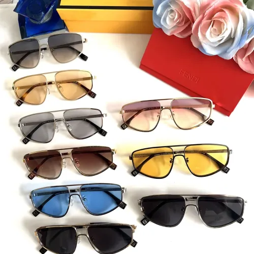 Replica Fendi AAA Quality Sunglasses #1434026 $64.00 USD for Wholesale