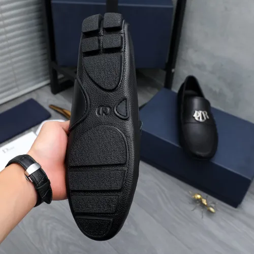 Replica Christian Dior Leather Shoes For Men #1434028 $76.00 USD for Wholesale
