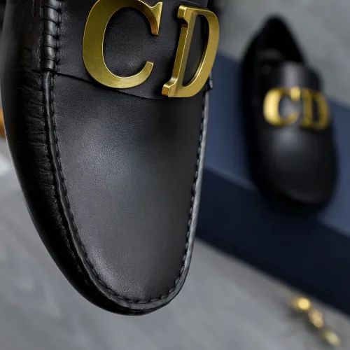 Replica Christian Dior Leather Shoes For Men #1434032 $76.00 USD for Wholesale