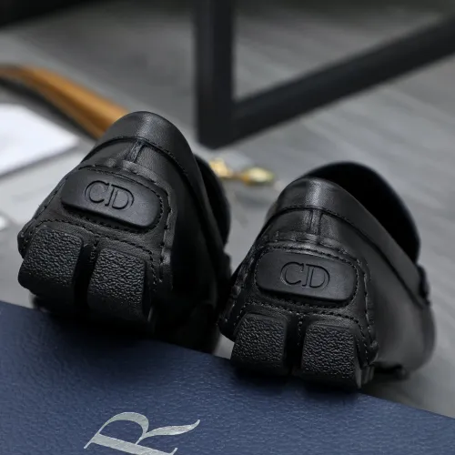 Replica Christian Dior Leather Shoes For Men #1434032 $76.00 USD for Wholesale