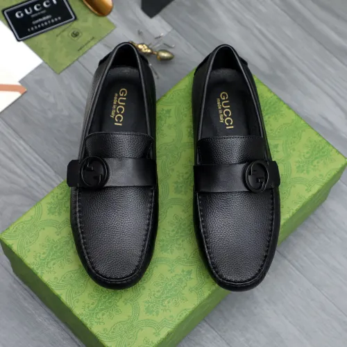 Replica Gucci Oxfords Shoes For Men #1434056 $76.00 USD for Wholesale