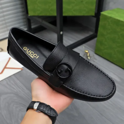 Replica Gucci Oxfords Shoes For Men #1434056 $76.00 USD for Wholesale