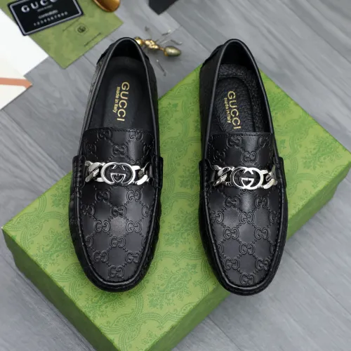 Replica Gucci Oxfords Shoes For Men #1434057 $76.00 USD for Wholesale