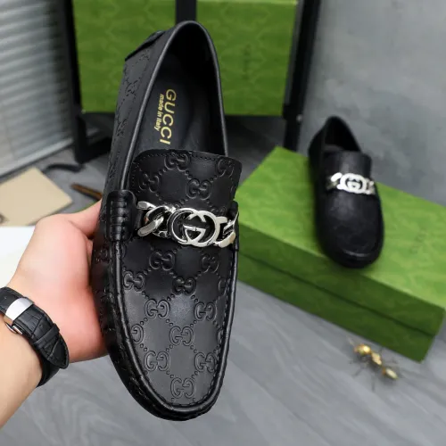Replica Gucci Oxfords Shoes For Men #1434057 $76.00 USD for Wholesale