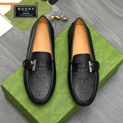Replica Gucci Oxfords Shoes For Men #1434065 $72.00 USD for Wholesale
