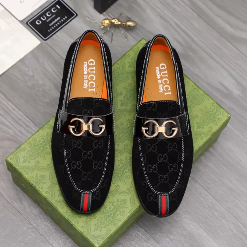 Replica Gucci Oxfords Shoes For Men #1434068 $88.00 USD for Wholesale