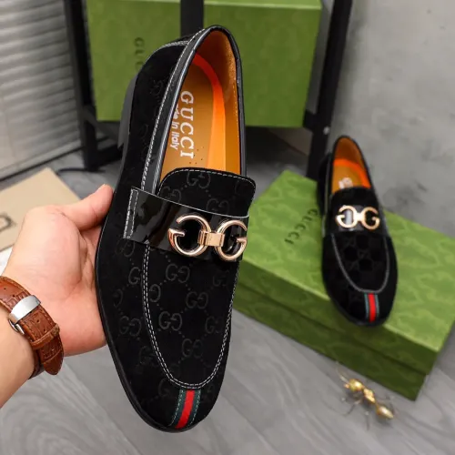 Replica Gucci Oxfords Shoes For Men #1434068 $88.00 USD for Wholesale