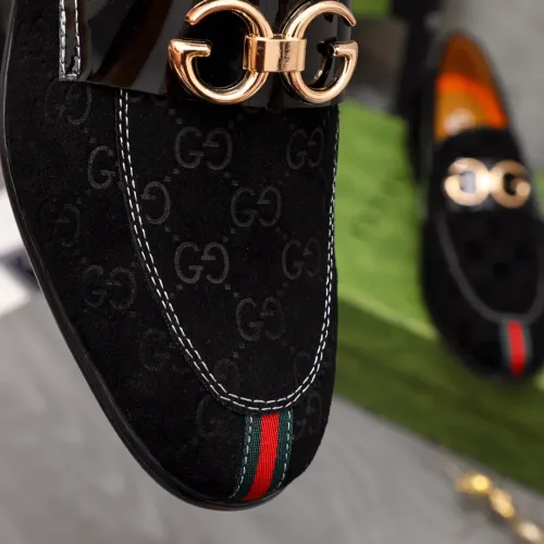 Replica Gucci Oxfords Shoes For Men #1434068 $88.00 USD for Wholesale