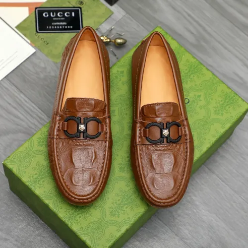 Replica Gucci Oxfords Shoes For Men #1434070 $72.00 USD for Wholesale