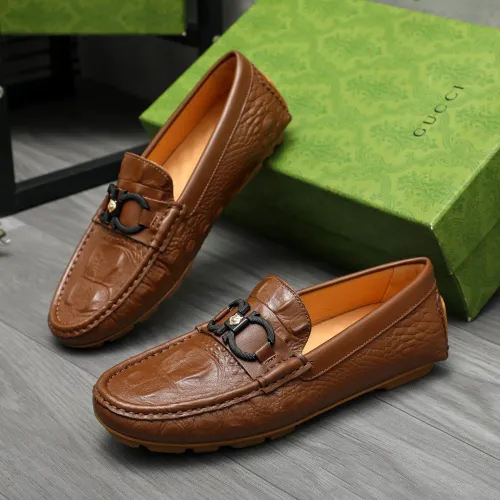 Replica Gucci Oxfords Shoes For Men #1434070 $72.00 USD for Wholesale