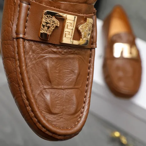 Replica Versace Leather Shoes For Men #1434073 $72.00 USD for Wholesale
