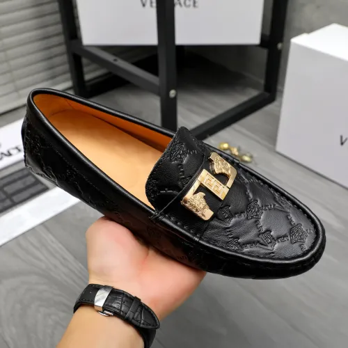 Replica Versace Leather Shoes For Men #1434079 $72.00 USD for Wholesale