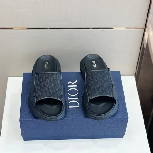 Replica Christian Dior Slippers For Men #1434094 $60.00 USD for Wholesale