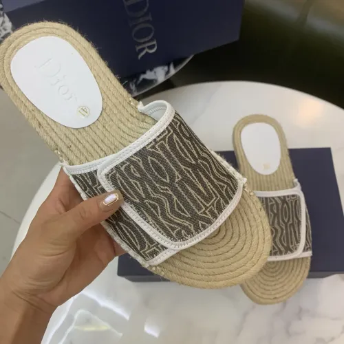 Replica Christian Dior Slippers For Men #1434095 $60.00 USD for Wholesale