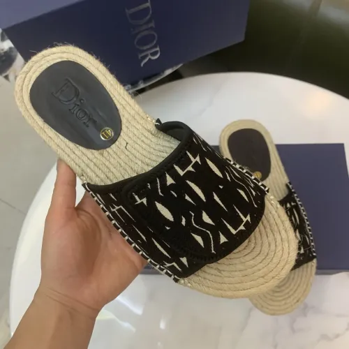 Replica Christian Dior Slippers For Men #1434098 $60.00 USD for Wholesale