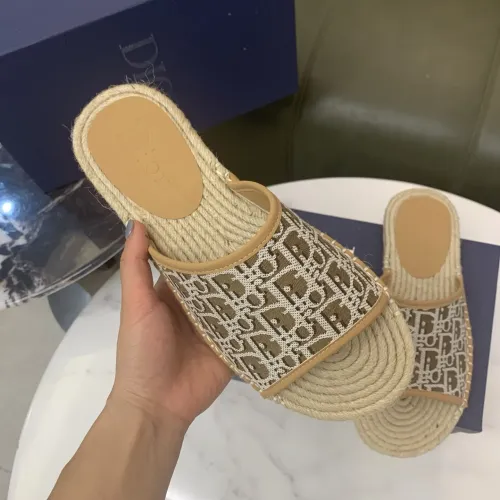 Replica Christian Dior Slippers For Men #1434100 $60.00 USD for Wholesale