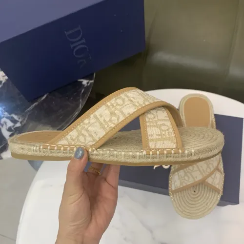 Replica Christian Dior Slippers For Men #1434102 $60.00 USD for Wholesale
