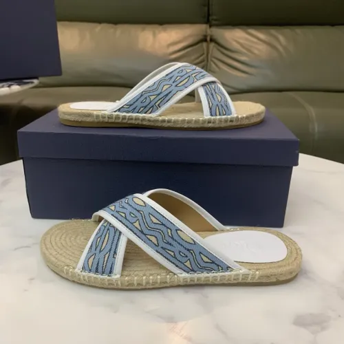 Replica Christian Dior Slippers For Men #1434104 $60.00 USD for Wholesale