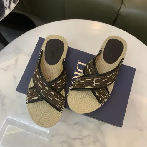 Replica Christian Dior Slippers For Men #1434105 $60.00 USD for Wholesale