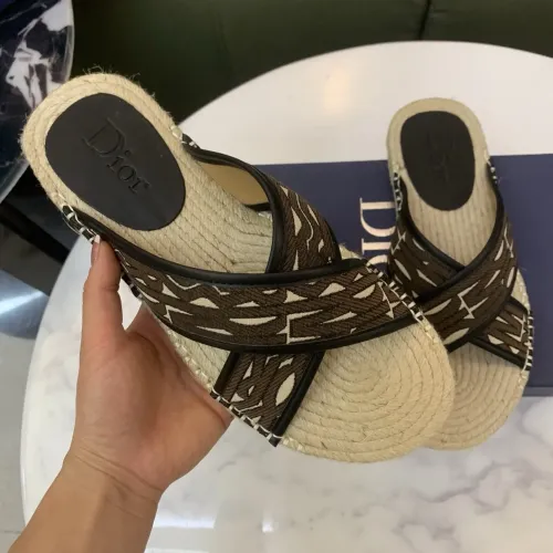 Replica Christian Dior Slippers For Men #1434105 $60.00 USD for Wholesale