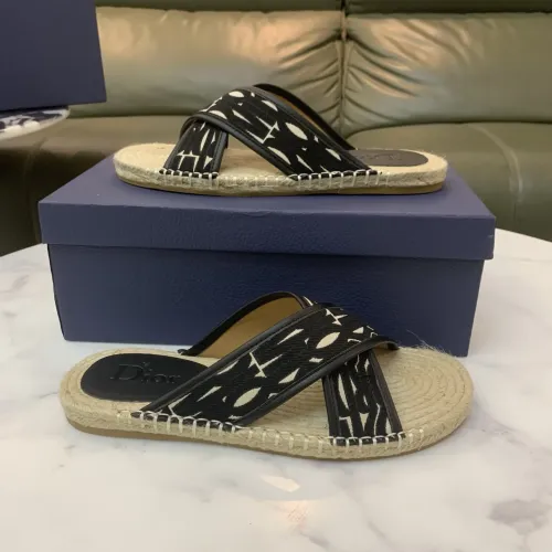 Replica Christian Dior Slippers For Men #1434107 $60.00 USD for Wholesale