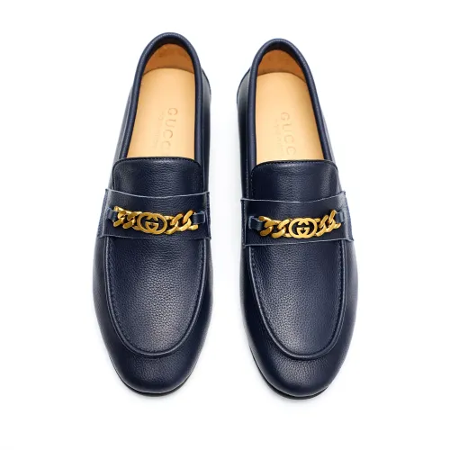 Replica Gucci Oxfords Shoes For Men #1434157 $92.00 USD for Wholesale