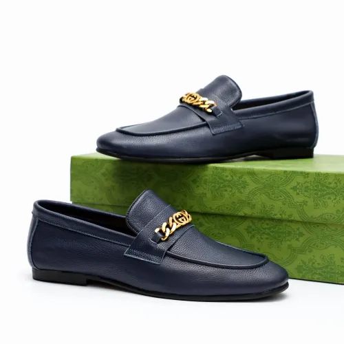 Replica Gucci Oxfords Shoes For Men #1434157 $92.00 USD for Wholesale