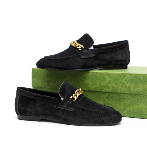 Replica Gucci Oxfords Shoes For Men #1434161 $92.00 USD for Wholesale