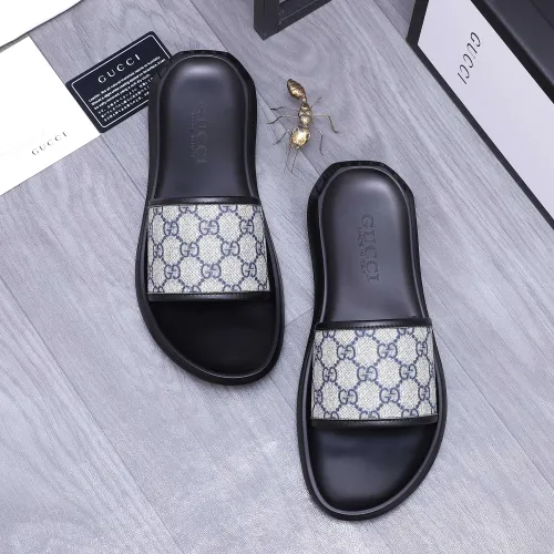 Replica Gucci Slippers For Men #1434175 $45.00 USD for Wholesale