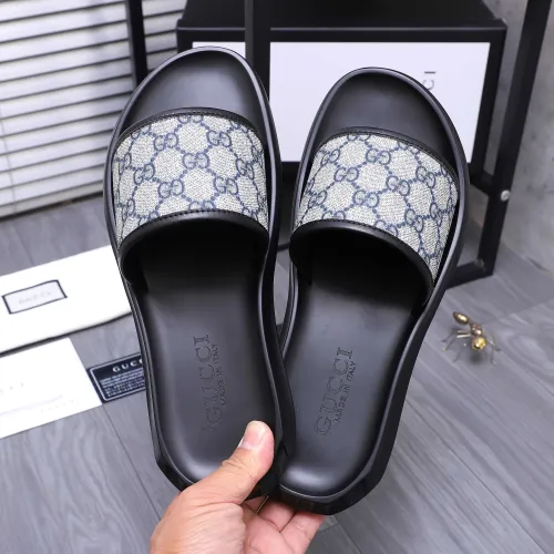 Replica Gucci Slippers For Men #1434175 $45.00 USD for Wholesale