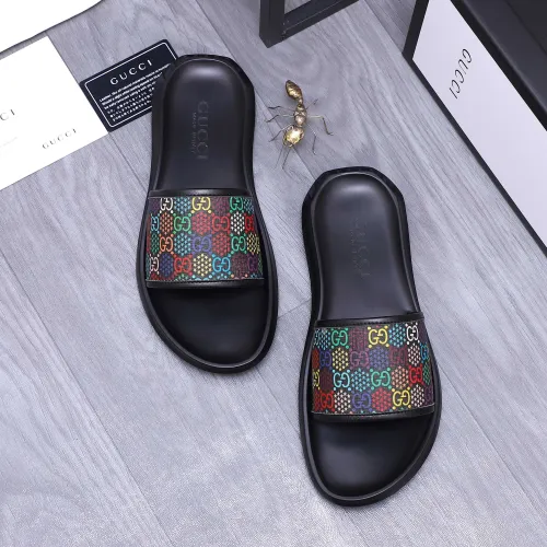 Replica Gucci Slippers For Men #1434176 $45.00 USD for Wholesale