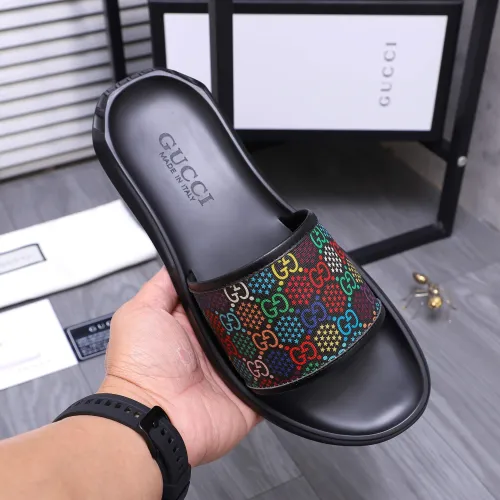 Replica Gucci Slippers For Men #1434176 $45.00 USD for Wholesale