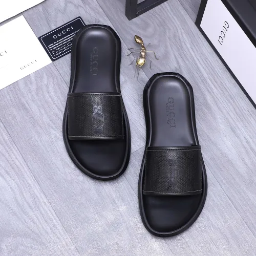 Replica Gucci Slippers For Men #1434179 $45.00 USD for Wholesale