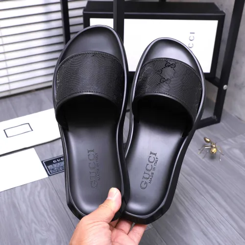 Replica Gucci Slippers For Men #1434179 $45.00 USD for Wholesale