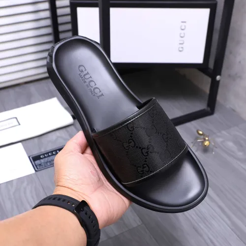 Replica Gucci Slippers For Men #1434179 $45.00 USD for Wholesale