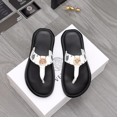 Replica Versace Slippers For Men #1434186 $45.00 USD for Wholesale