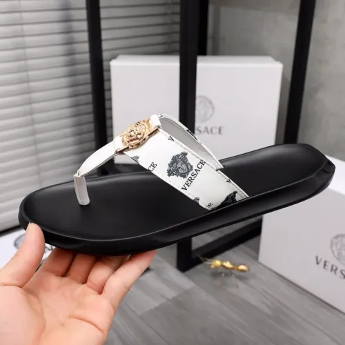 Replica Versace Slippers For Men #1434186 $45.00 USD for Wholesale