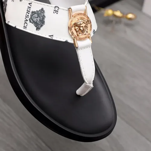 Replica Versace Slippers For Men #1434186 $45.00 USD for Wholesale