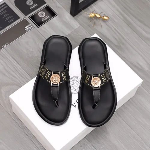Replica Versace Slippers For Men #1434189 $45.00 USD for Wholesale