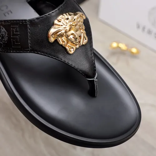 Replica Versace Slippers For Men #1434193 $45.00 USD for Wholesale