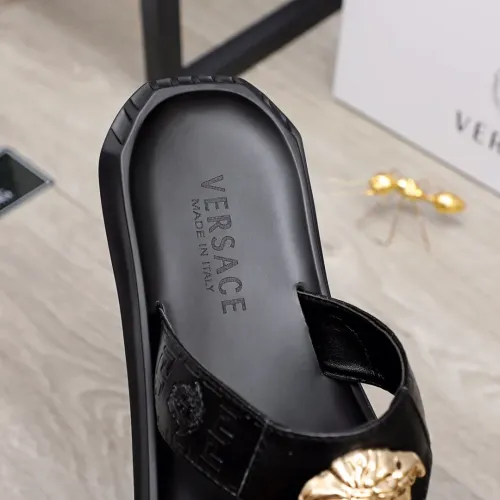 Replica Versace Slippers For Men #1434193 $45.00 USD for Wholesale