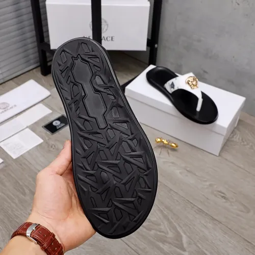 Replica Versace Slippers For Men #1434194 $45.00 USD for Wholesale