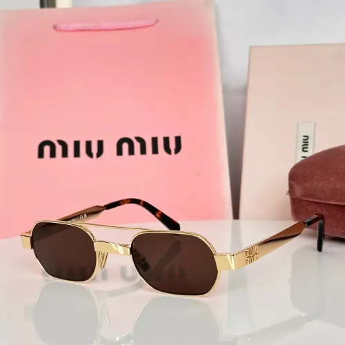 Cheap MIU MIU AAA Quality Sunglasses #1434199, $$60.00 USD On MIU MIU AAA Sunglasses