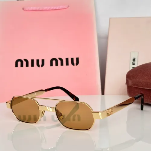 Cheap MIU MIU AAA Quality Sunglasses #1434201, $$60.00 USD On MIU MIU AAA Sunglasses
