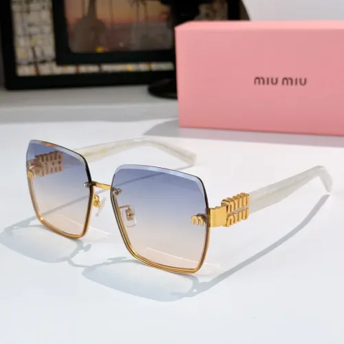 Cheap MIU MIU AAA Quality Sunglasses #1434206, $$60.00 USD On MIU MIU AAA Sunglasses