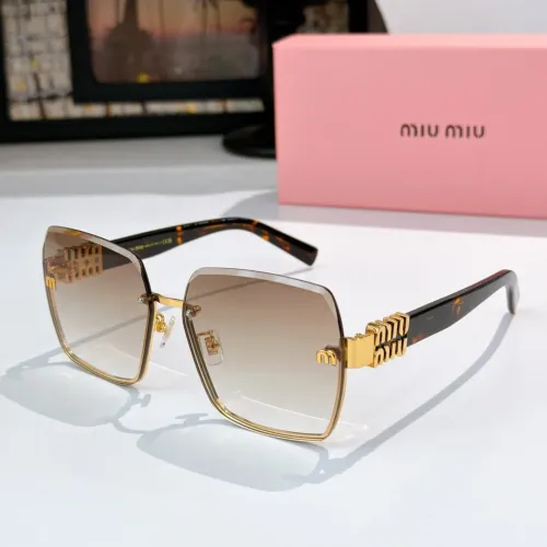 Cheap MIU MIU AAA Quality Sunglasses #1434207, $$60.00 USD On MIU MIU AAA Sunglasses